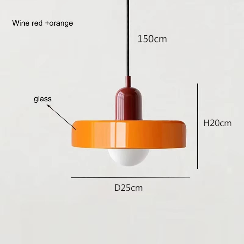 Nordic Glass Bauhaus Dining Room Chandelier Living Room Bedroom Bar Retro Coffee Shop Decoration Chandelier Lighting Fixtures