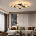 Modern LED Ceiling Light – Dimmable Surface Mounted Ceiling Lamp with Remote Control for Living Room, Dining Room, Bedroom & Kitchen