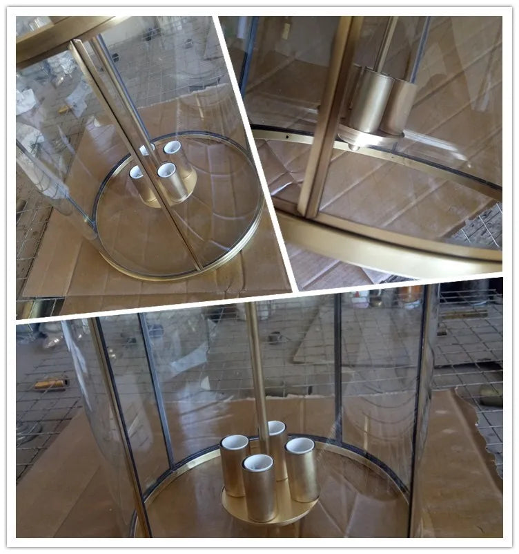Product photo of the vintage glass lantern pendant light.