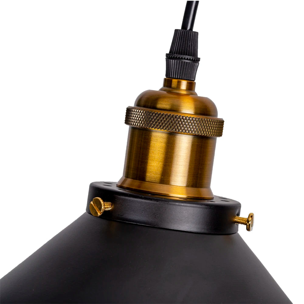 Industrial-chic Loft Pendant Lamp, for kitchens, dining nooks and bedrooms, for kitchen, loft-style weathered shade