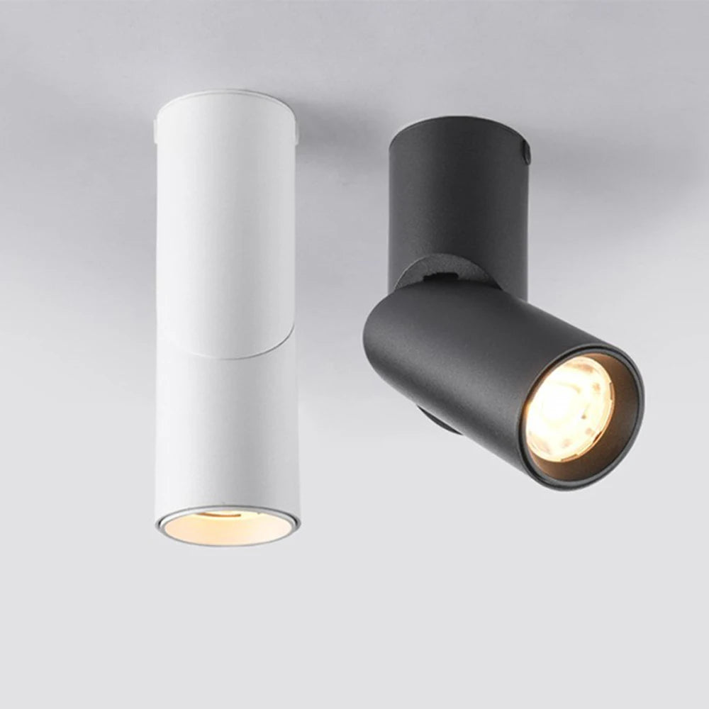 Velique Adjustable Dimmable LED Downlight – Surface-Mounted Ceiling Spotlight, Warm White