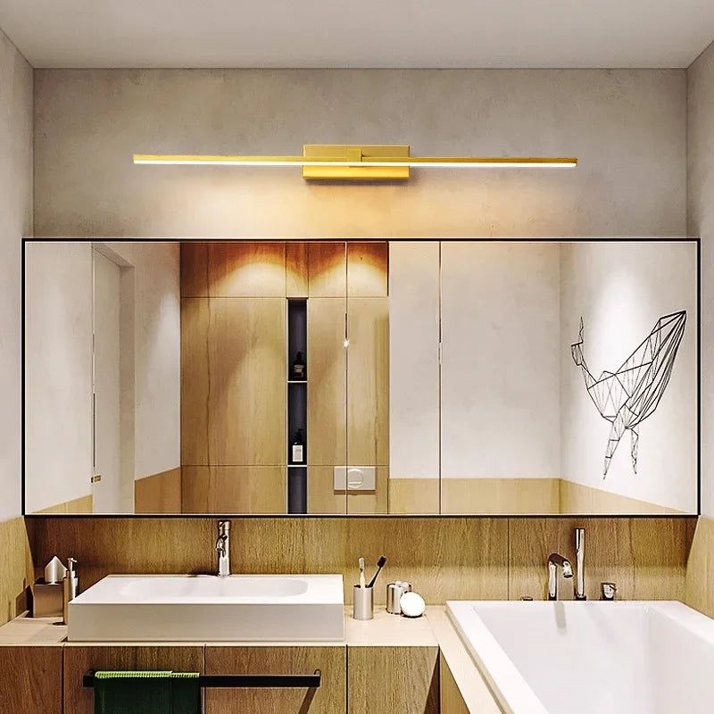 Versatile Tri-Colour Bathroom Sconce, for bathrooms and bath mirrors, three switchable colour temperatures, for bathroom, tri-colour switching