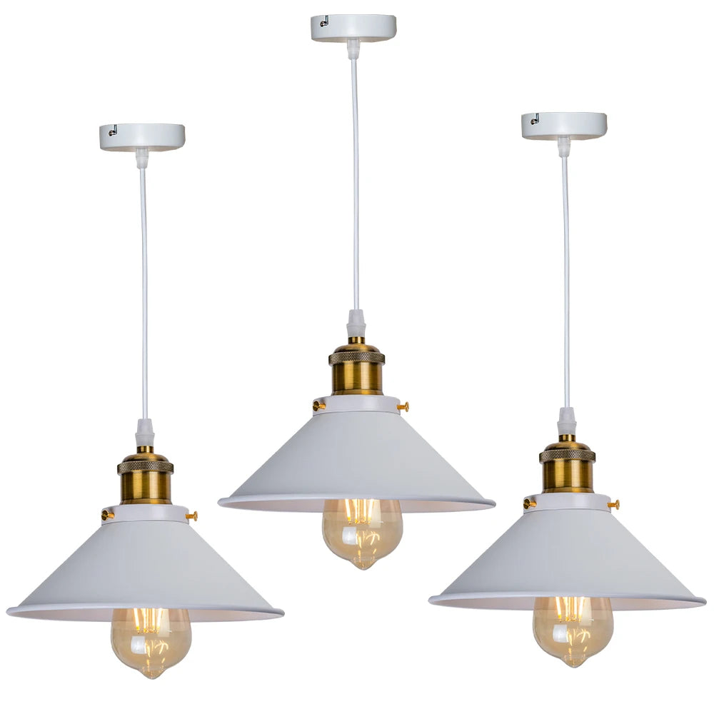 Industrial-chic Loft Pendant Lamp, for kitchens, dining nooks and bedrooms, for kitchen, loft-style weathered shade