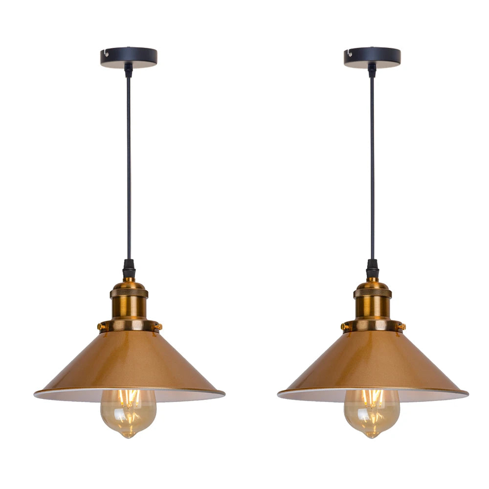 Industrial-chic Loft Pendant Lamp, for kitchens, dining nooks and bedrooms, for kitchen, loft-style weathered shade
