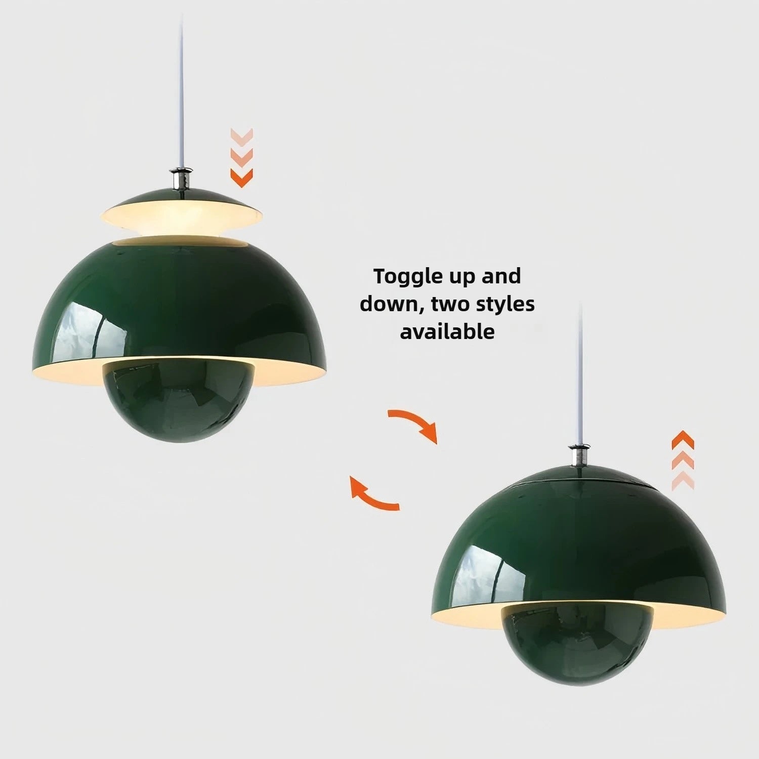 Adjustable Crystal Bud Pendant, for bedrooms, bars and dining rooms, for bedroom, adjustable-height bud silhouette