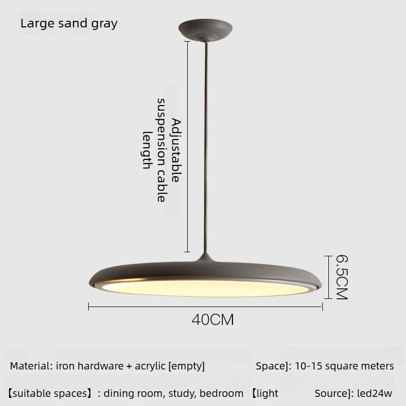 Flying Saucer Metal Pendant, for dining rooms and studies, for dining room, flying-saucer metal shade