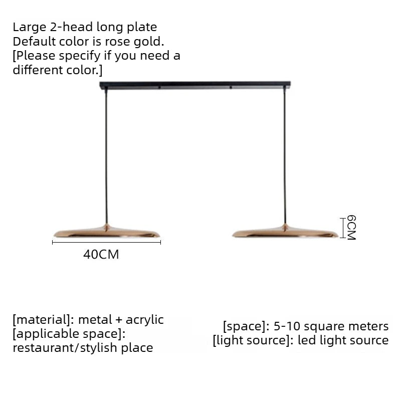 Flying Saucer Metal Pendant, for dining rooms and studies, for dining room, flying-saucer metal shade