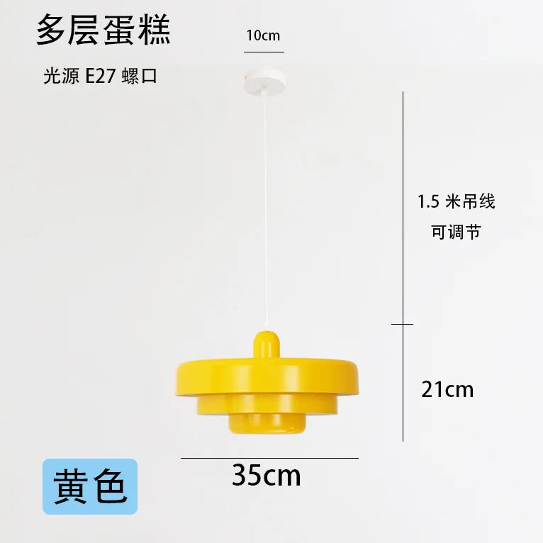 Bold Retro Orange Ceiling Chandelier, for restaurants, cafés and dining rooms, for restaurant, retro orange glass shade