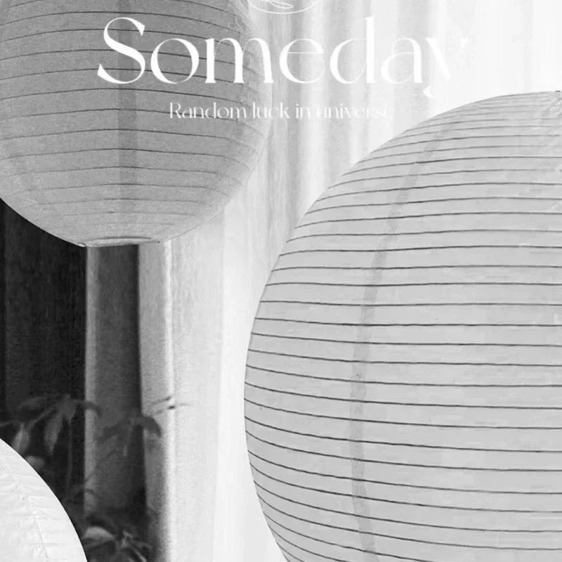 Paper Lantern Pendant, for bedrooms and living rooms, a hand-wrapped rice-paper ball shade, for bedroom, living room, rice-paper ball shade