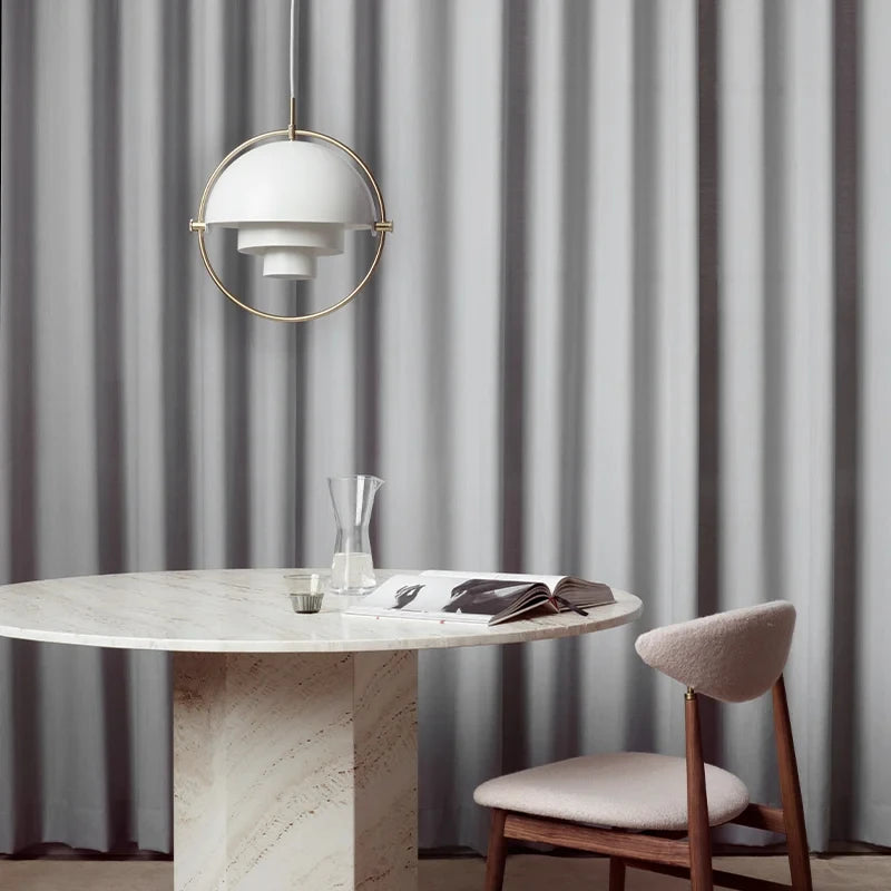 Gubi-Style Multi-Lens Chandelier, for dining rooms and restaurants, for dining room, multi-lens glass cluster