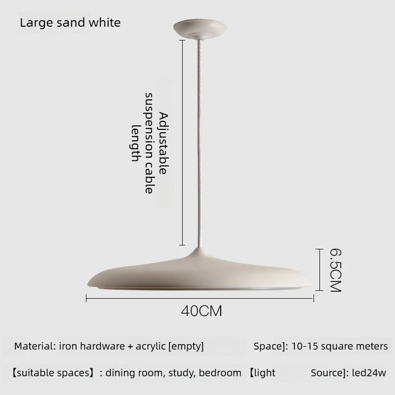 Flying Saucer Metal Pendant, for dining rooms and studies, for dining room, flying-saucer metal shade