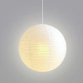 Paper Lantern Pendant, for bedrooms and living rooms, a hand-wrapped rice-paper ball shade, for bedroom, living room, rice-paper ball shade