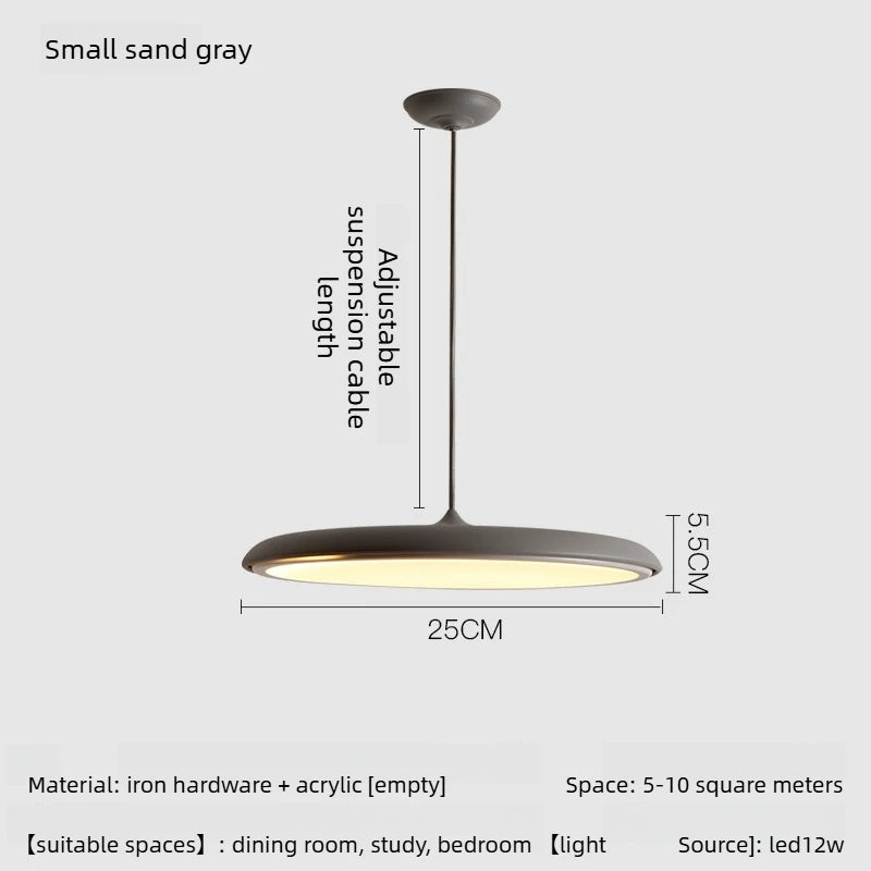 Flying Saucer Metal Pendant, for dining rooms and studies, for dining room, flying-saucer metal shade