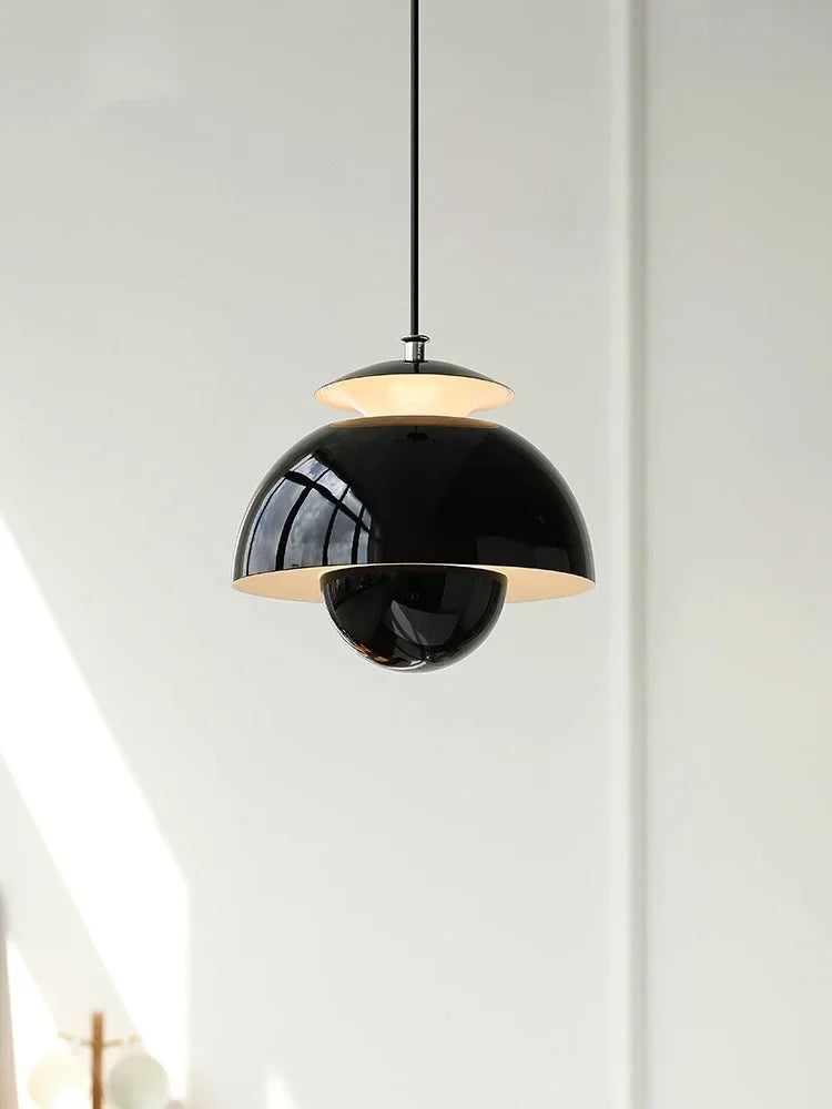 Flower Bud Pendant, for dining desks, children's rooms and bedsides, for restaurant, flower-bud glass shade