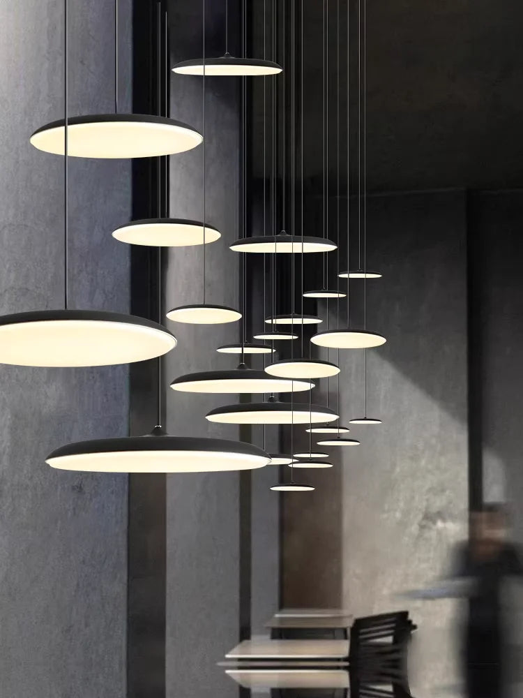 Flying Saucer Metal Pendant, for dining rooms and studies, for dining room, flying-saucer metal shade