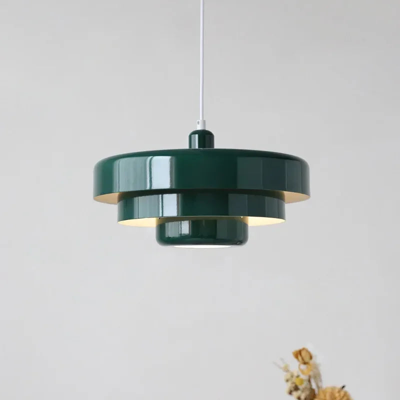 Bold Retro Orange Ceiling Chandelier, for restaurants, cafés and dining rooms, for restaurant, retro orange glass shade