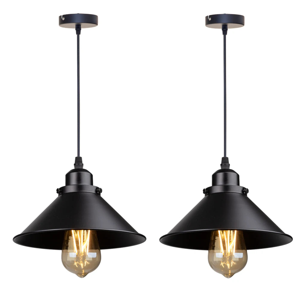 Industrial-chic Loft Pendant Lamp, for kitchens, dining nooks and bedrooms, for kitchen, loft-style weathered shade