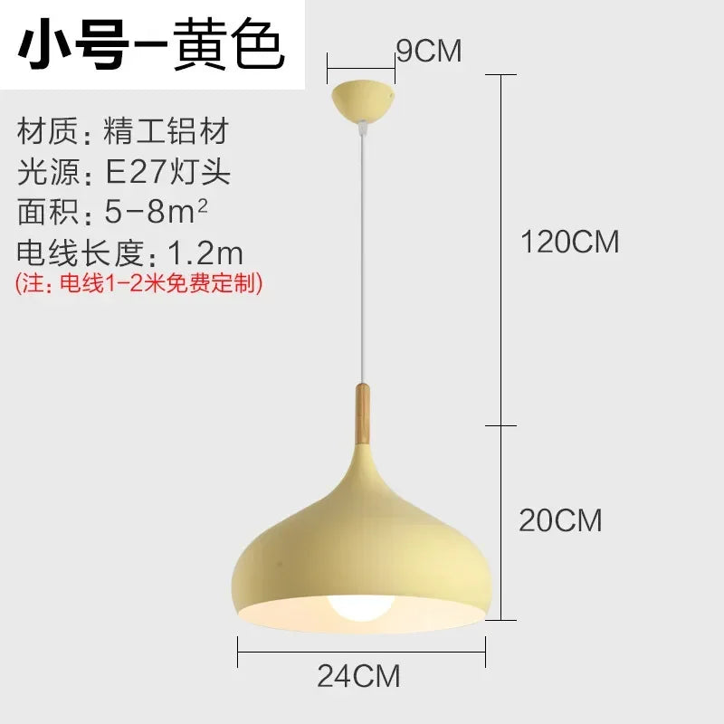 Compact Nordic Table Pendant, for cafés, salons and creative studios, a brushed-aluminium dome shade, for café, beauty salon, aluminium dome shade