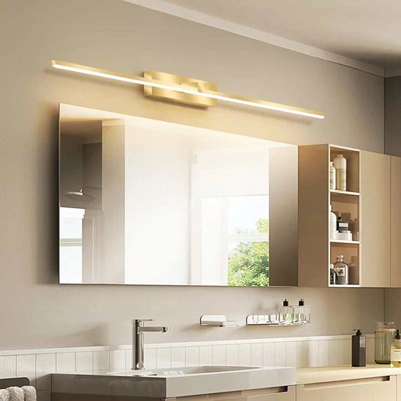 Versatile Tri-Colour Bathroom Sconce, for bathrooms and bath mirrors, three switchable colour temperatures, for bathroom, tri-colour switching