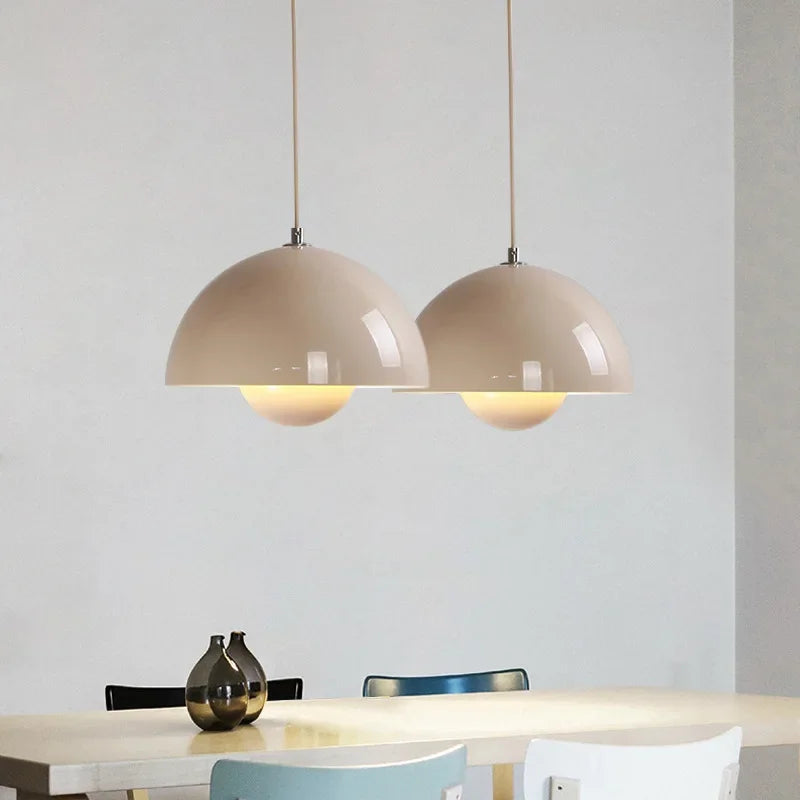 Playful Bud Chandelier Pendant, for bedrooms, studies, and dining spaces, for bedroom, multi-colour bud shades