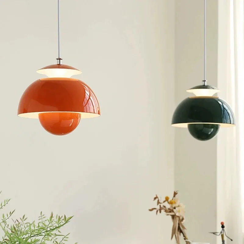 Adjustable Crystal Bud Pendant, for bedrooms, bars and dining rooms, for bedroom, adjustable-height bud silhouette