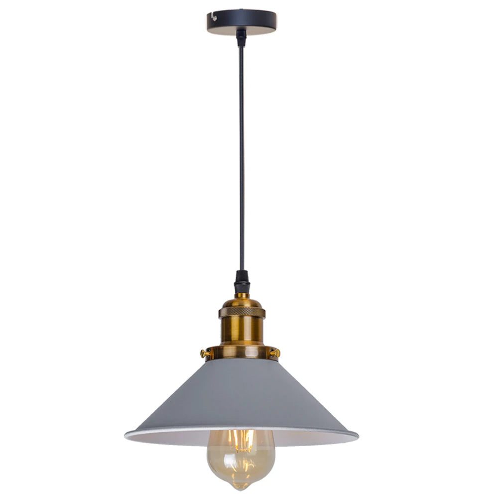 Industrial-chic Loft Pendant Lamp, for kitchens, dining nooks and bedrooms, for kitchen, loft-style weathered shade