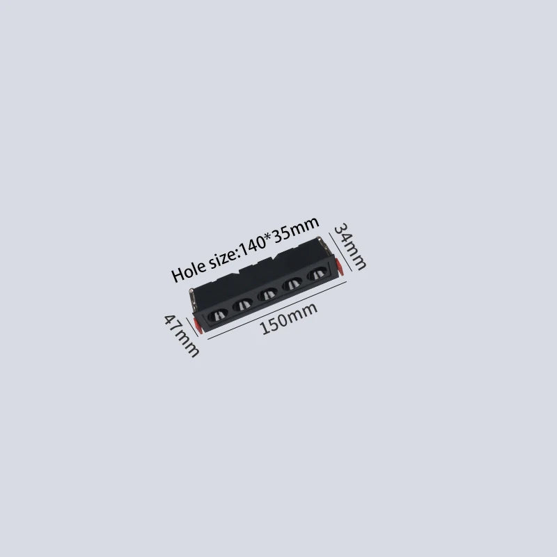 Velique Dimmable Recessed LED Grille Downlight – 10W, 20W & 30W Linear Ceiling Spotlight