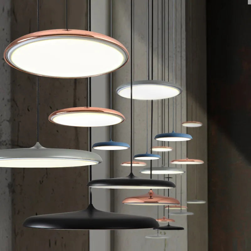 Flying Saucer Metal Pendant, for dining rooms and studies, for dining room, flying-saucer metal shade