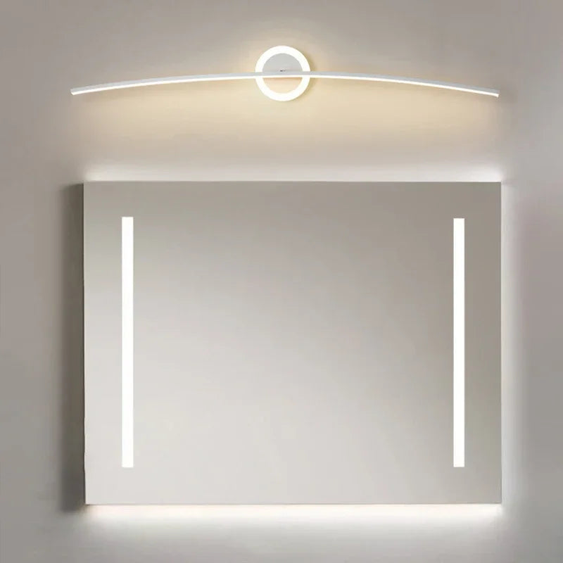 Crisp LED Bathroom Mirror Light, for bathrooms, vanities and hotel suites, for bathroom, slimline mirror-mount bar