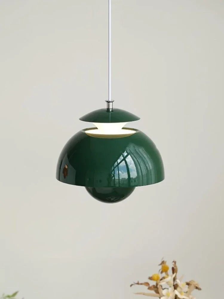 Flower Bud Pendant, for dining desks, children's rooms and bedsides, for restaurant, flower-bud glass shade