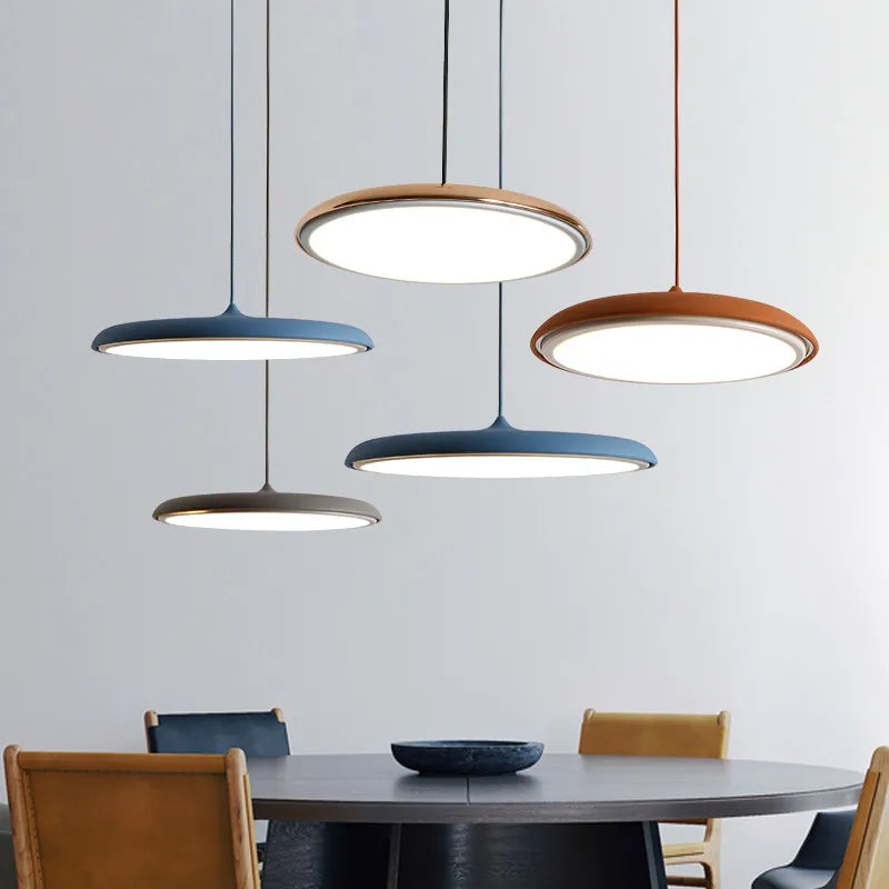 Flying Saucer Metal Pendant, for dining rooms and studies, for dining room, flying-saucer metal shade