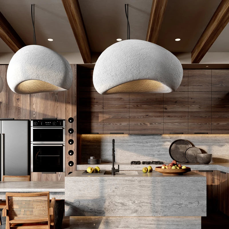 Product photo of the wabi-sabi dome pendant light.