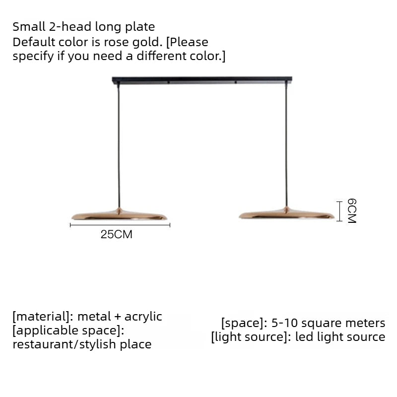 Flying Saucer Metal Pendant, for dining rooms and studies, for dining room, flying-saucer metal shade