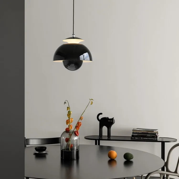 Adjustable Crystal Bud Pendant, for bedrooms, bars and dining rooms, for bedroom, adjustable-height bud silhouette