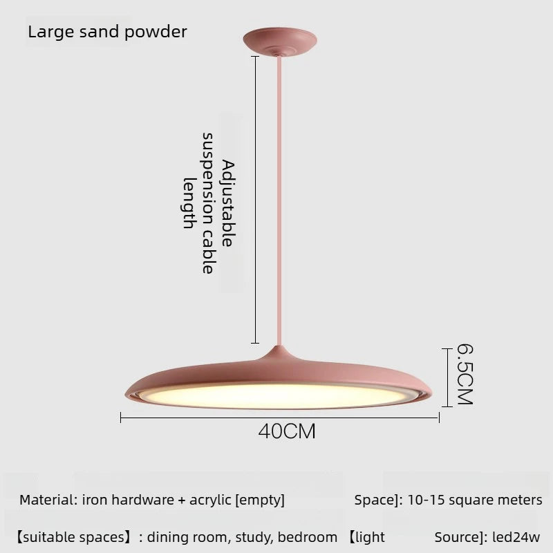 Flying Saucer Metal Pendant, for dining rooms and studies, for dining room, flying-saucer metal shade