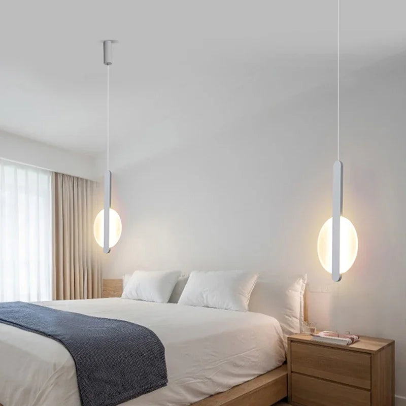 LED Pendant Lights Modern Hanging Lamp Chandeliers Indoor Lighting Home Decor for Living Room Bedroom Bedside Light Fixture