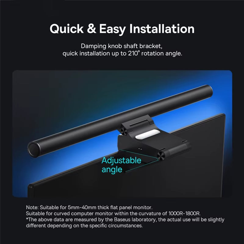 USB LED Monitor Light Bar – Dimmable Screen Hanging Desk Lamp for Computer Monitor, Laptop & Home Office with Adjustable Brightness