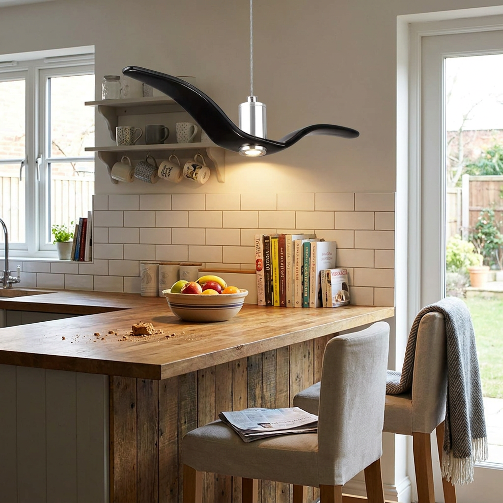 Nordic Seagull LED Pendant Light - lifestyle