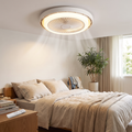 Modern Bladeless Ceiling Fan with LED Light - lifestyle